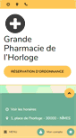 Mobile Screenshot of grandepharmaciedelhorloge.pharminfo.fr