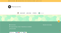 Desktop Screenshot of pharmacieduparc.pharminfo.fr
