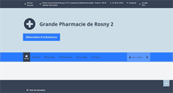 Desktop Screenshot of grandepharmaciederosny2.pharminfo.fr