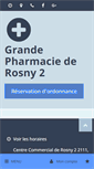 Mobile Screenshot of grandepharmaciederosny2.pharminfo.fr
