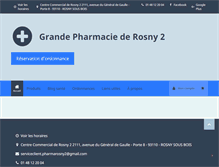 Tablet Screenshot of grandepharmaciederosny2.pharminfo.fr
