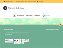Tablet Screenshot of pharmacieduchateau92.pharminfo.fr