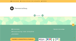 Desktop Screenshot of pharmacie-du-bourg.pharminfo.fr