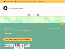 Tablet Screenshot of pharmacie-du-bourg.pharminfo.fr