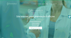 Desktop Screenshot of pharminfo.fr